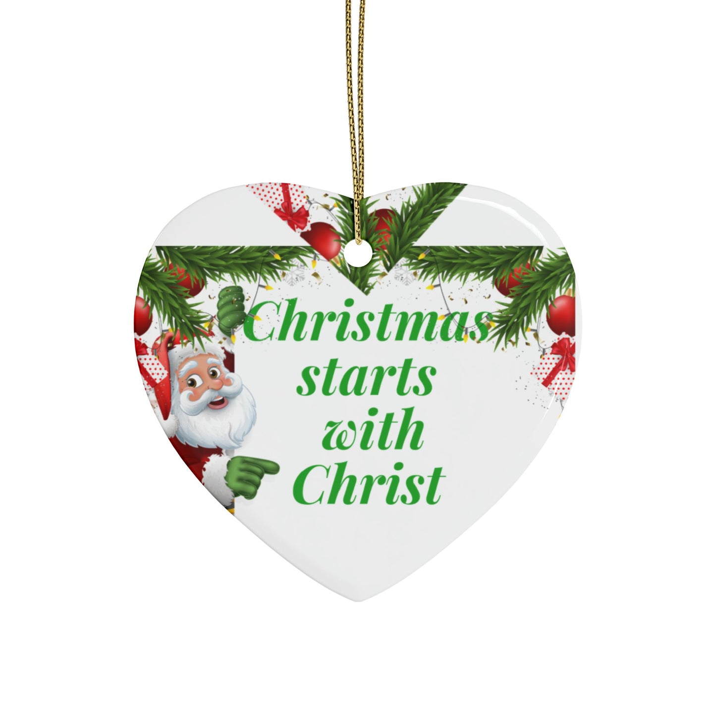 Ceramic Christmas Ornaments (1pcs, 5pcs, 10pcs, 20pcs), Christmas Tree Decoration