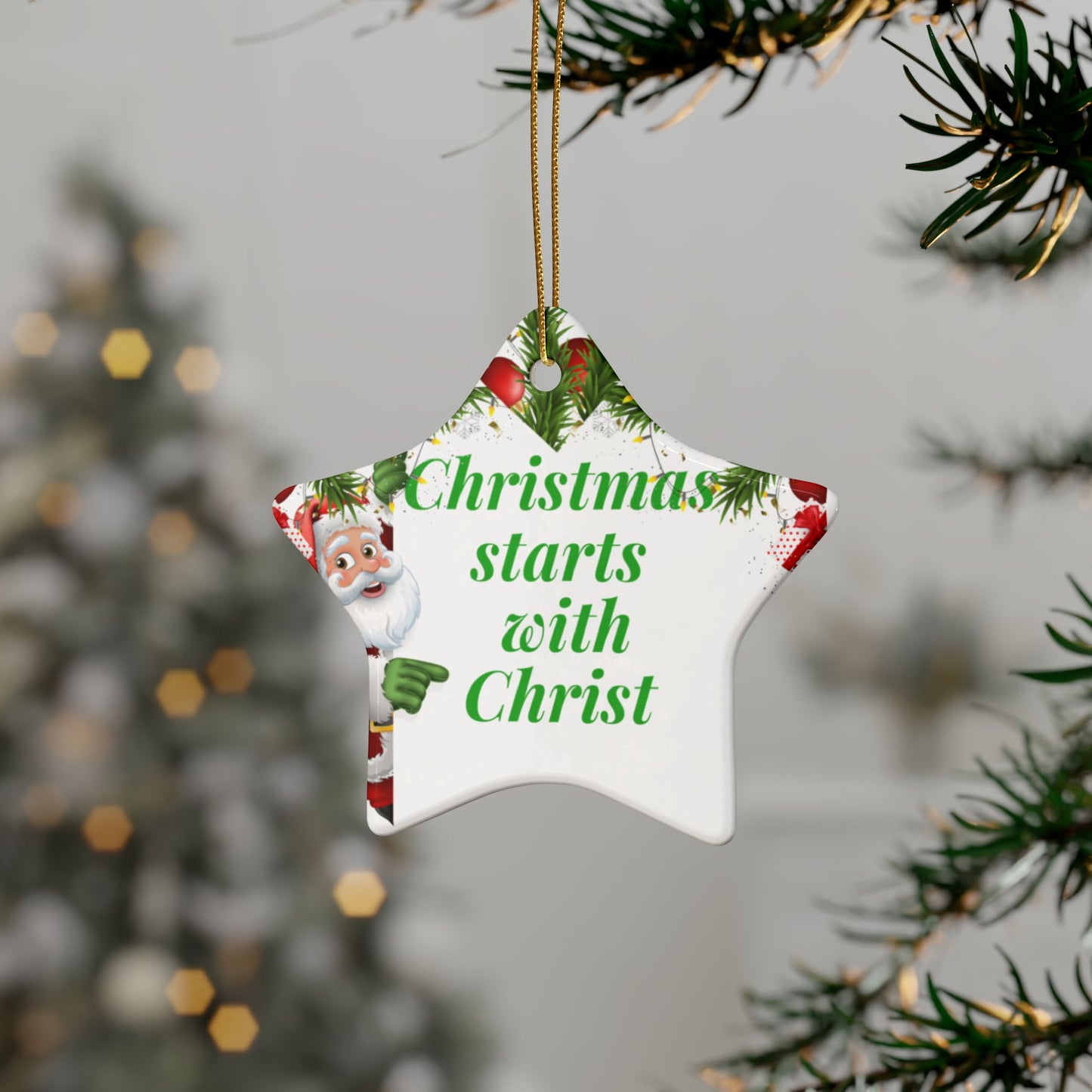 Ceramic Christmas Ornaments (1pcs, 5pcs, 10pcs, 20pcs), Christmas Tree Decoration