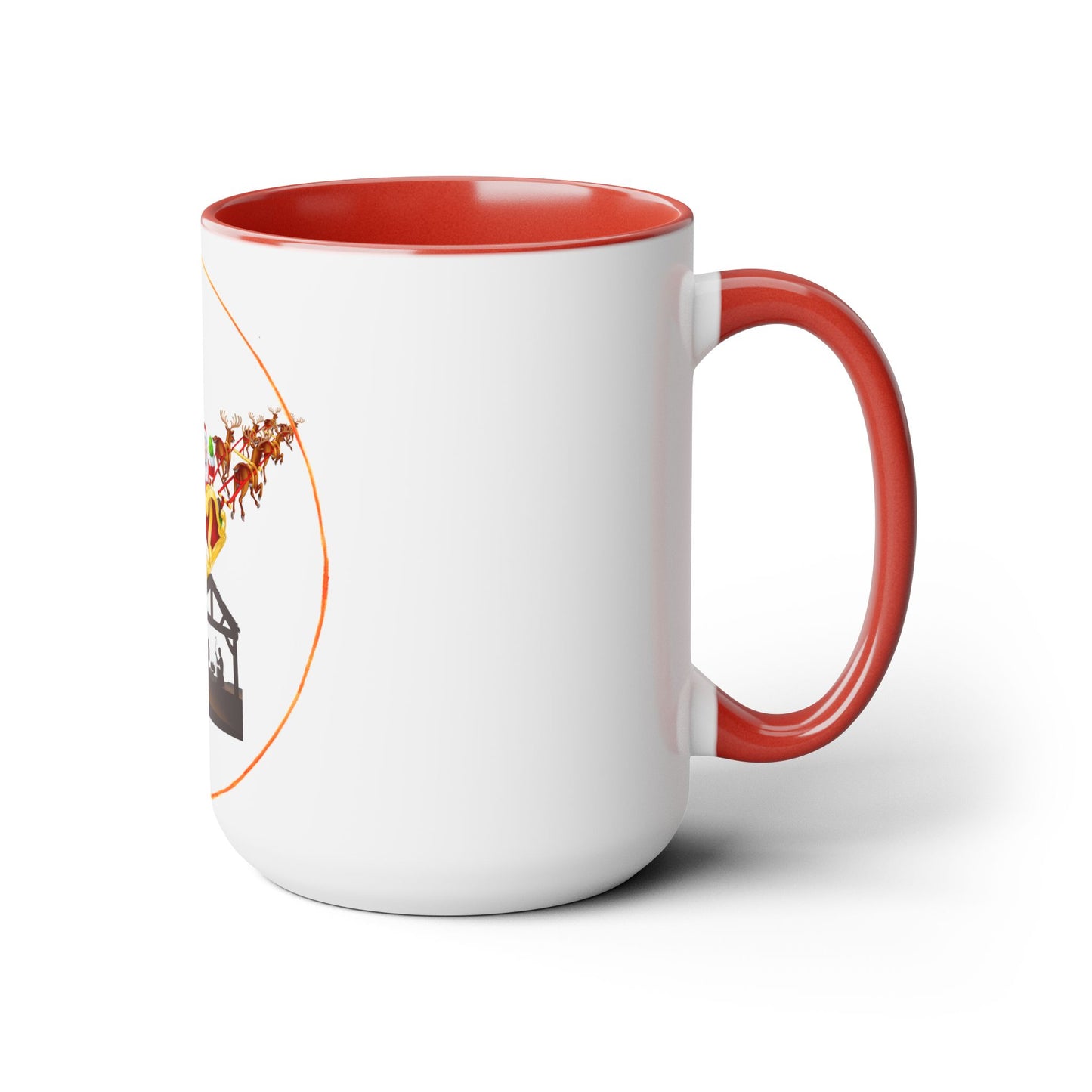 Coffee Mugs Two Toned 15oz, Santa's Special Gift CoffeeTea Mug, Christmas Coffee Mug, Faith Gift, Inspirational Quote Gift, Holiday Gift Mug
