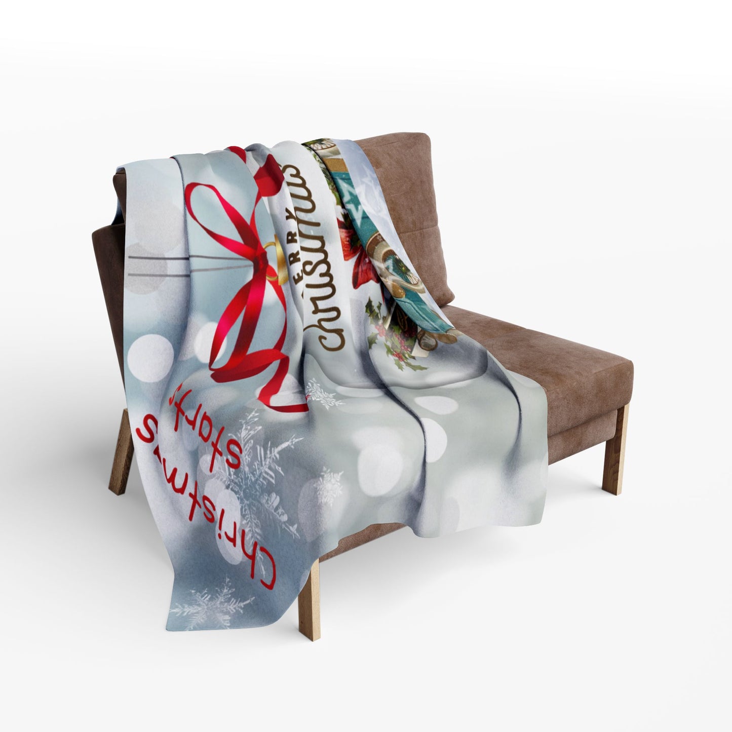 Fleece Blanket, Christmas Starts With Christ Blanket, Holiday Winter Baby Room Decor, Cozy Blanket,