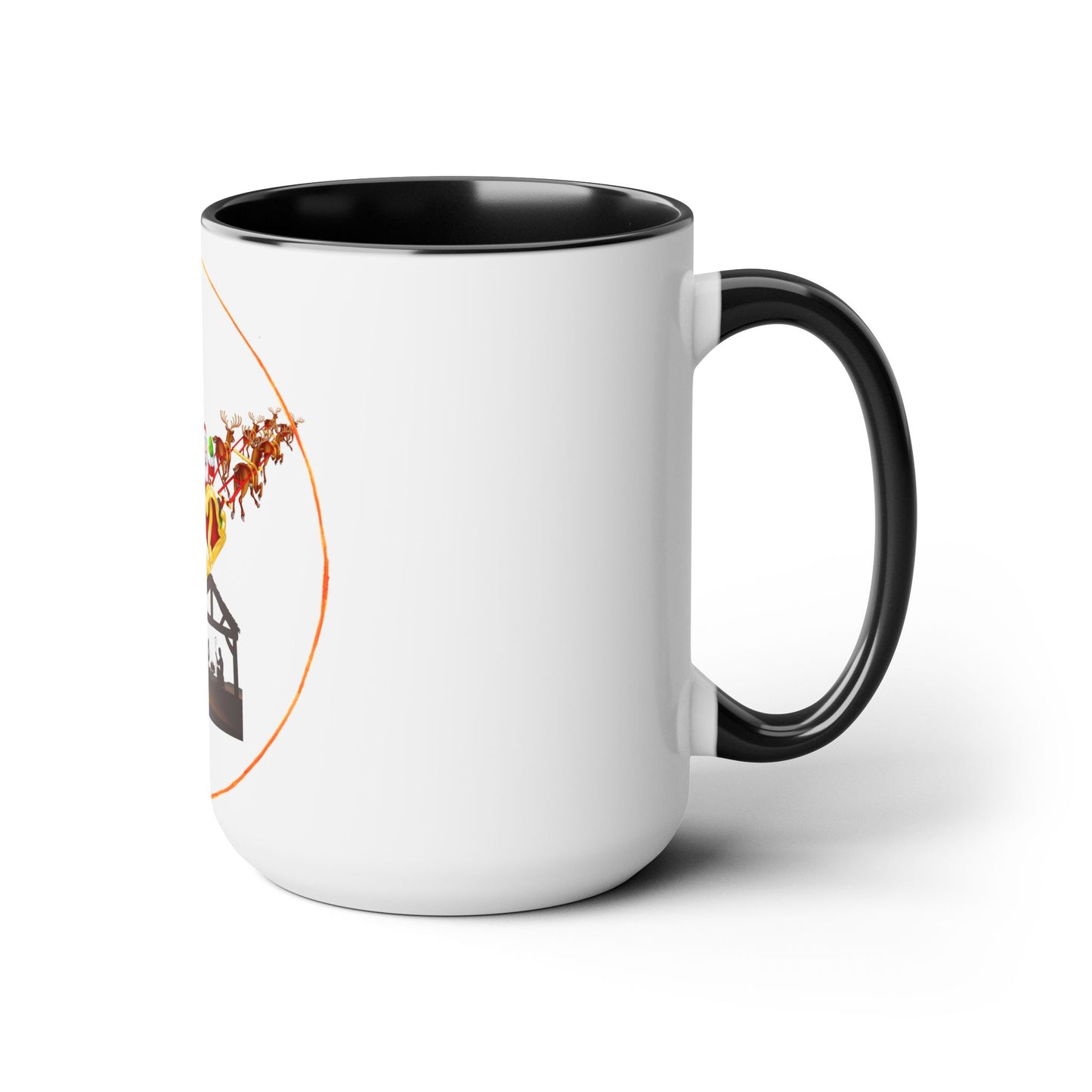 Coffee Mugs Two Toned 15oz, Santa's Special Gift CoffeeTea Mug, Christmas Coffee Mug, Faith Gift, Inspirational Quote Gift, Holiday Gift Mug