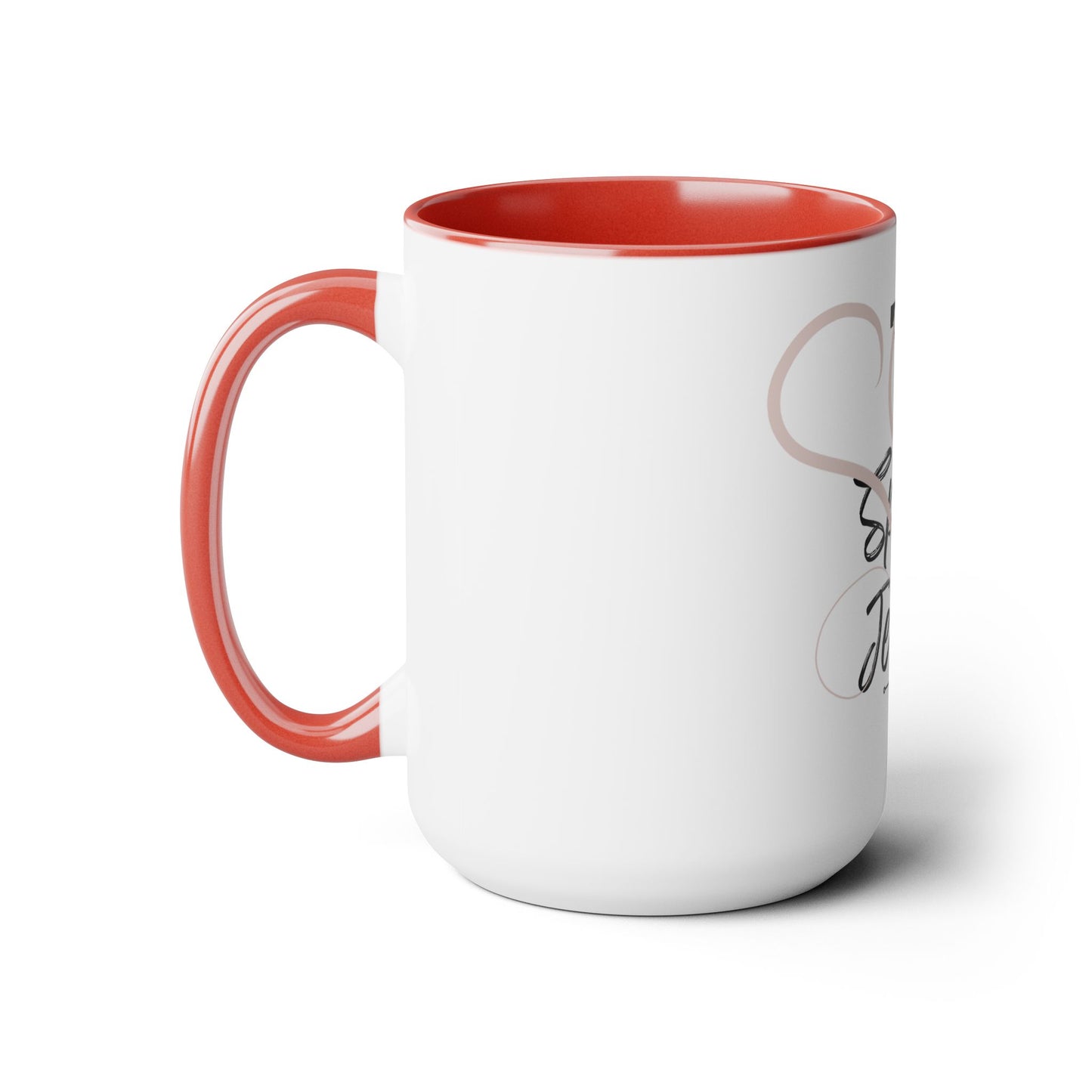 Speak Jesus Two-Tone Coffee Mugs, 15oz