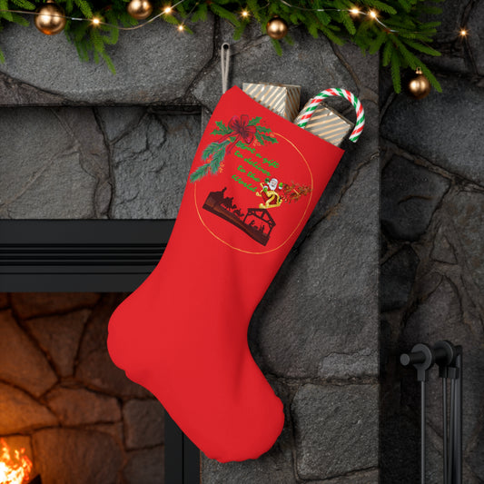Christmas Stocking, Santa Stocking, Holiday Decor, Fireplace Christmas Stocking