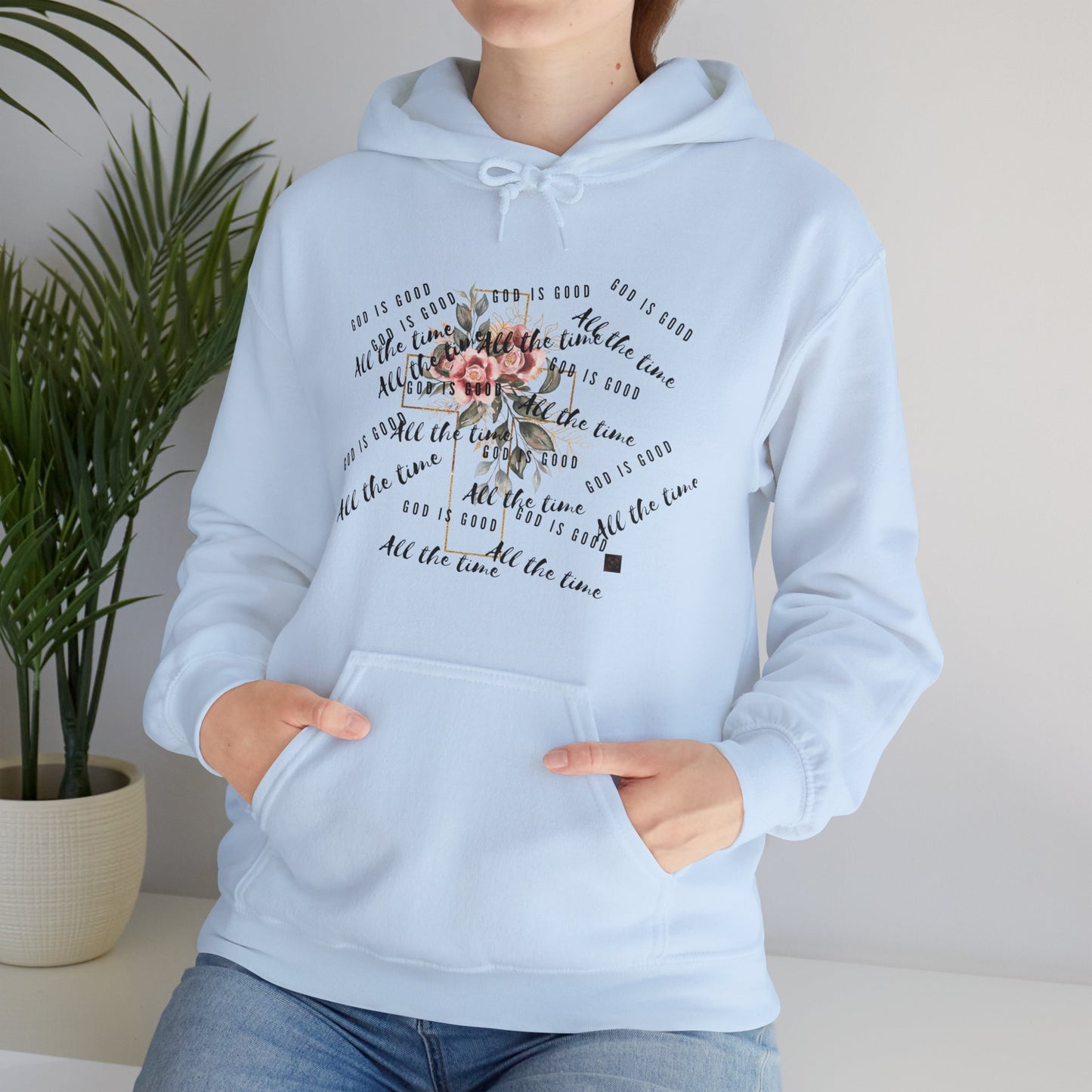 Hoodie, God is Good Hooded Sweatshirt, Motivational Quote Hoodie, B-day Gift, Trendy Hoodie, Comfy Hoodie, Mental Health Hoodie, Faith Gift