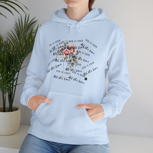 Hoodie, God is Good Hooded Sweatshirt, Motivational Quote Hoodie, B-day Gift, Trendy Hoodie, Comfy Hoodie, Mental Health Hoodie, Faith Gift