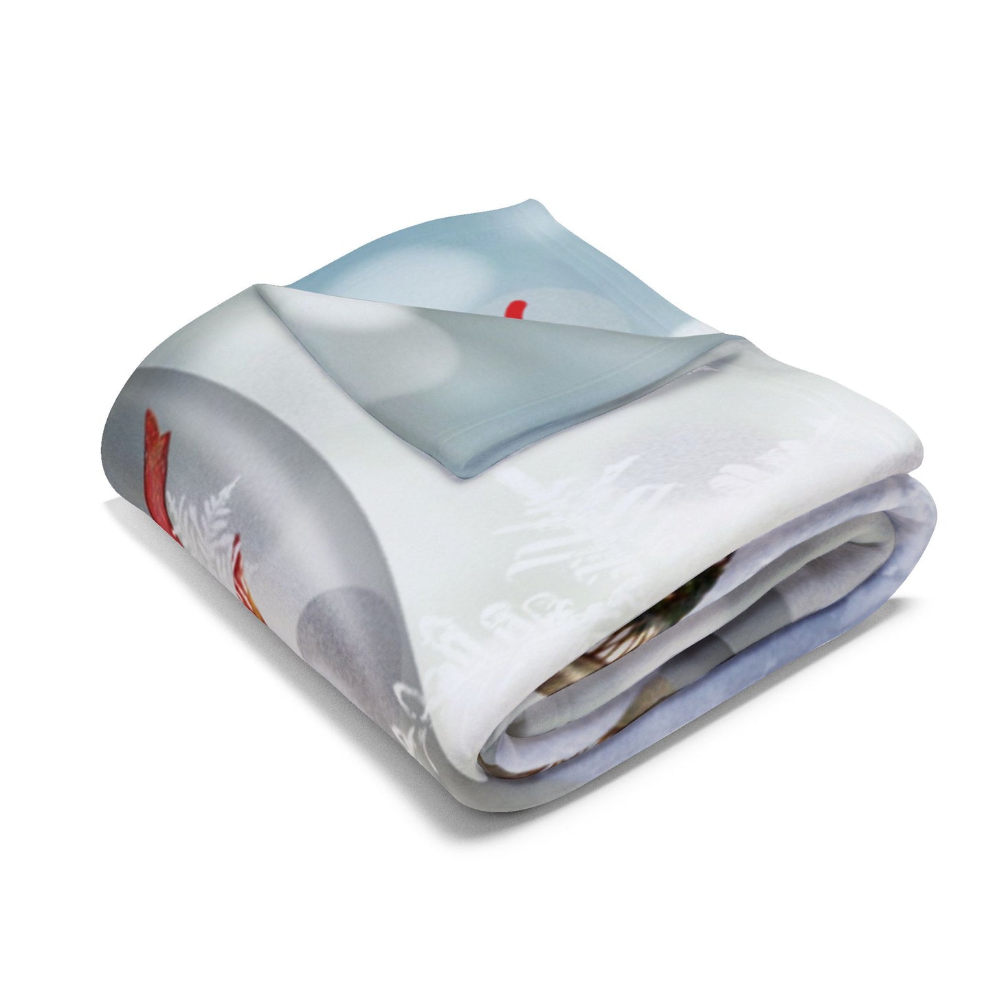Fleece Blanket, Christmas Starts With Christ Blanket, Holiday Winter Baby Room Decor, Cozy Blanket,
