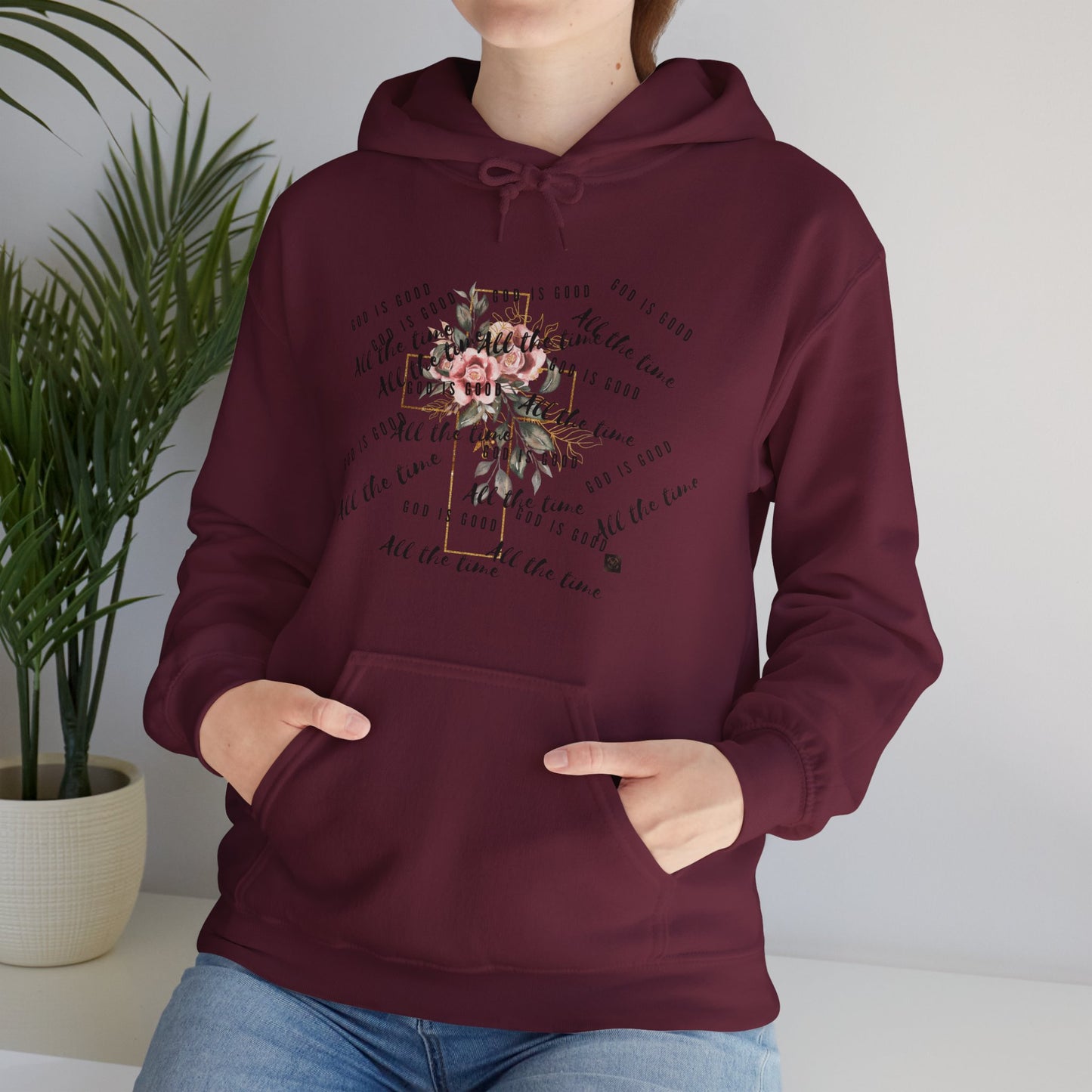 Hoodie, God is Good Hooded Sweatshirt, Motivational Quote Hoodie, B-day Gift, Trendy Hoodie, Comfy Hoodie, Mental Health Hoodie, Faith Gift