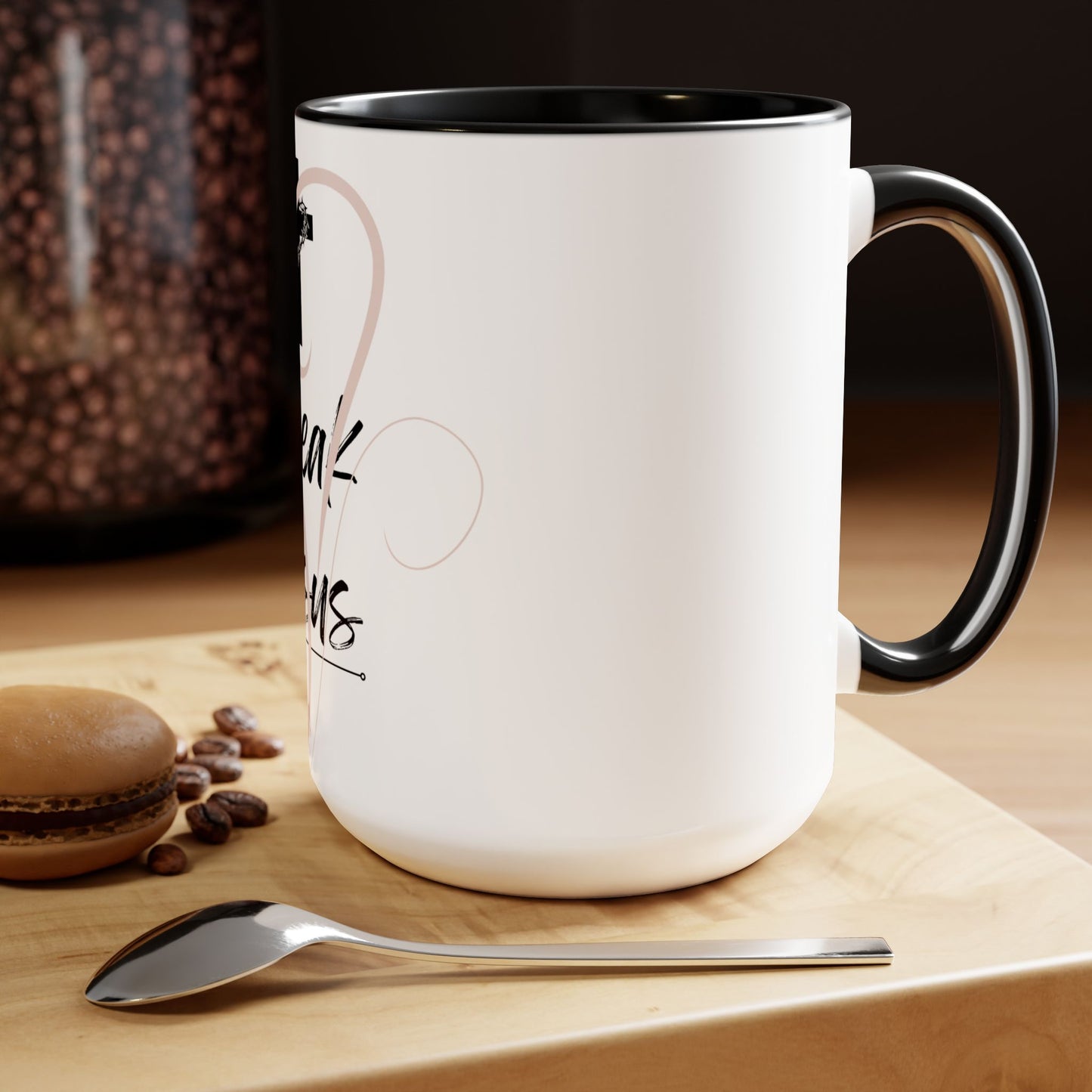 Speak Jesus Two-Tone Coffee Mugs, 15oz
