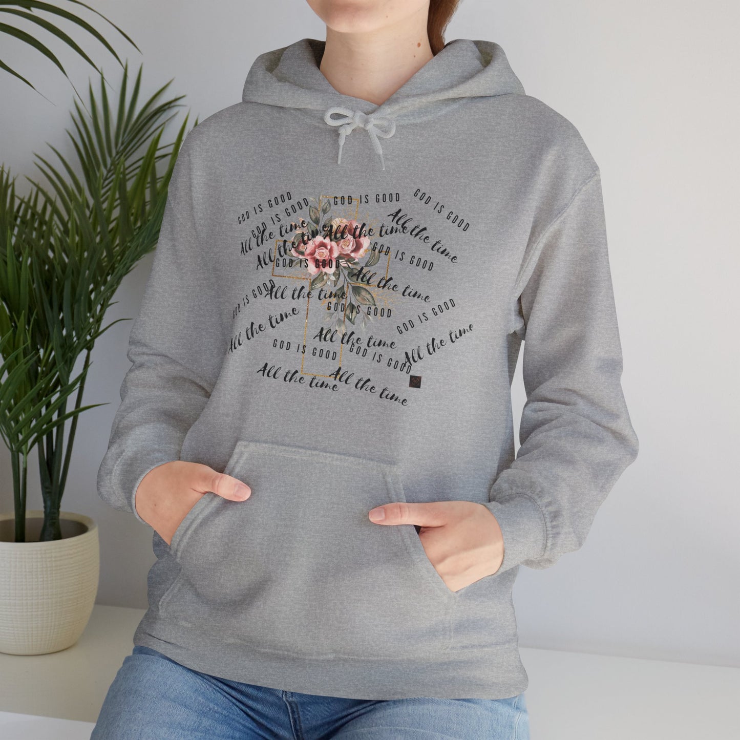 Hoodie, God is Good Hooded Sweatshirt, Motivational Quote Hoodie, B-day Gift, Trendy Hoodie, Comfy Hoodie, Mental Health Hoodie, Faith Gift