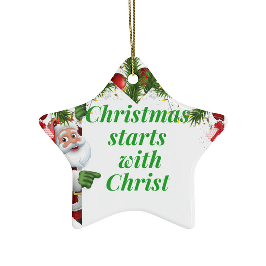 Ceramic  Christmas Ornaments (1pcs, 5pcs, 10pcs, 20pcs), Christmas Tree Decoration